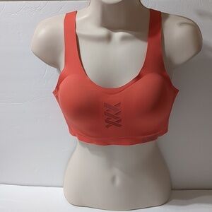 Victoria Sport Peach Pink Angel Max Sports Bra Size 34C Laser Cut Vent